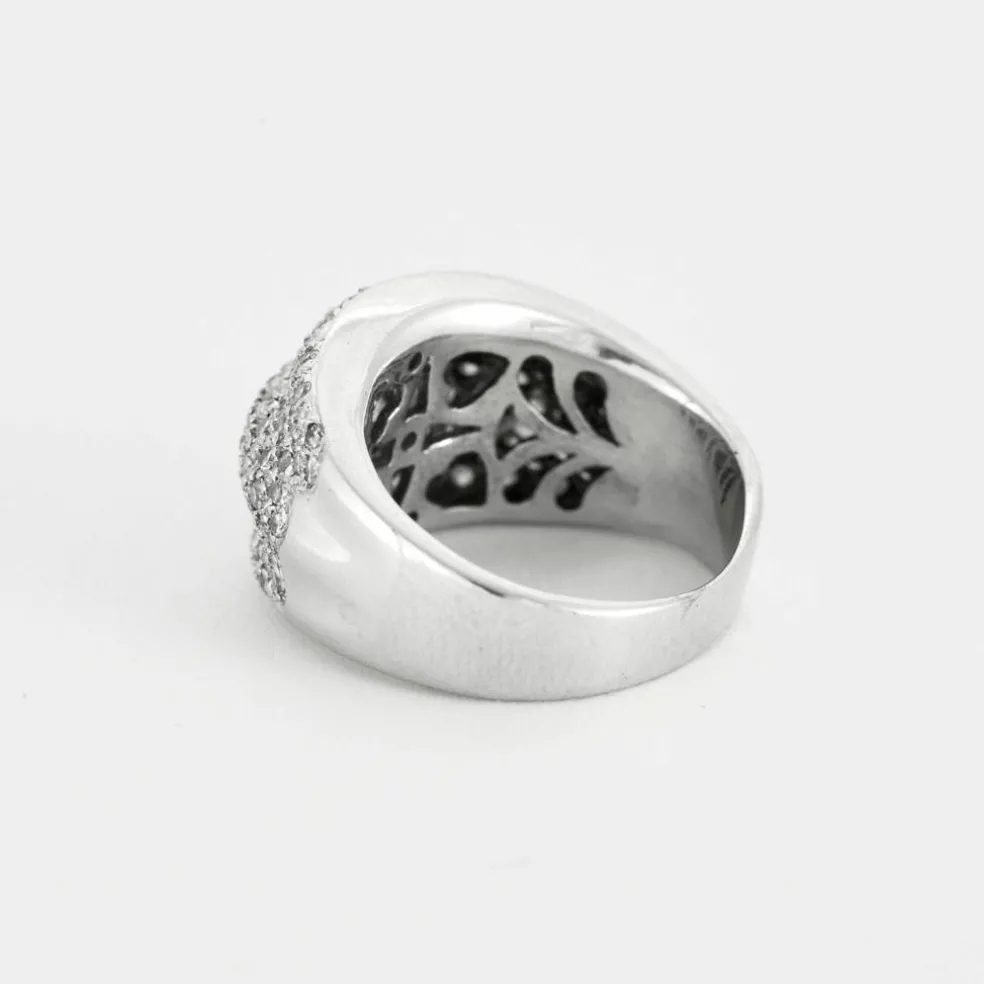 Bague or blanc Diamants