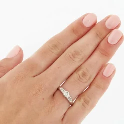 Bague Or blanc Diamants
