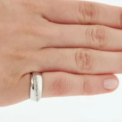 Bague Or blanc Diamants