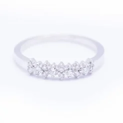 Bague Or blanc Diamants