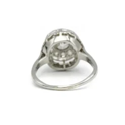 Bague or blanc diamants