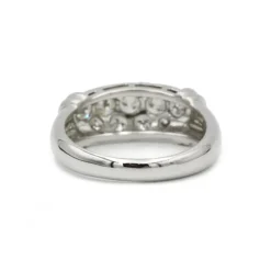 Bague or blanc diamants