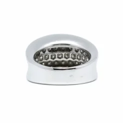 Bague or blanc diamants