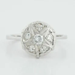 Bague Or blanc Diamants