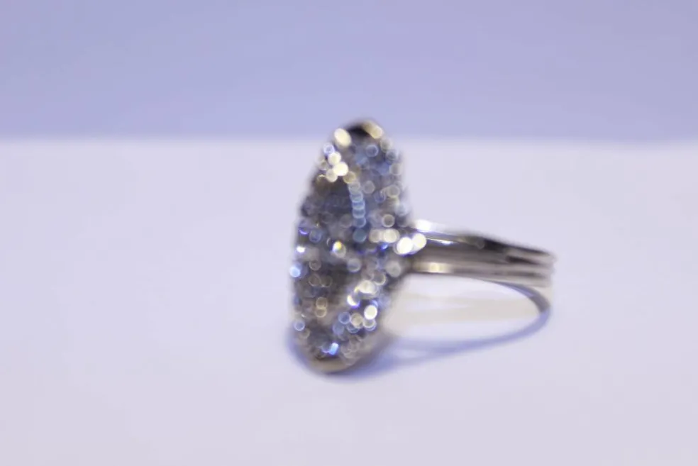 Bague or blanc Diamants