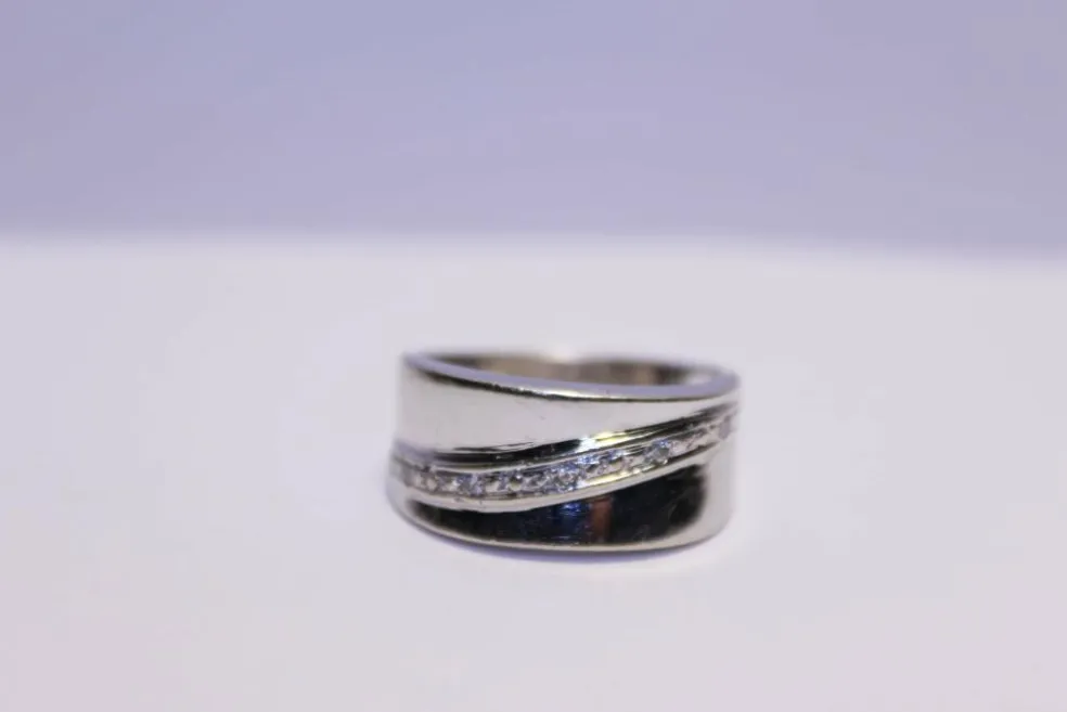 Bague Or blanc Diamants