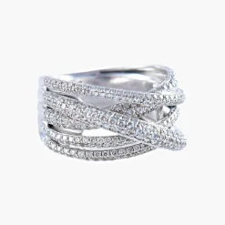 Bague Or Blanc Diamants