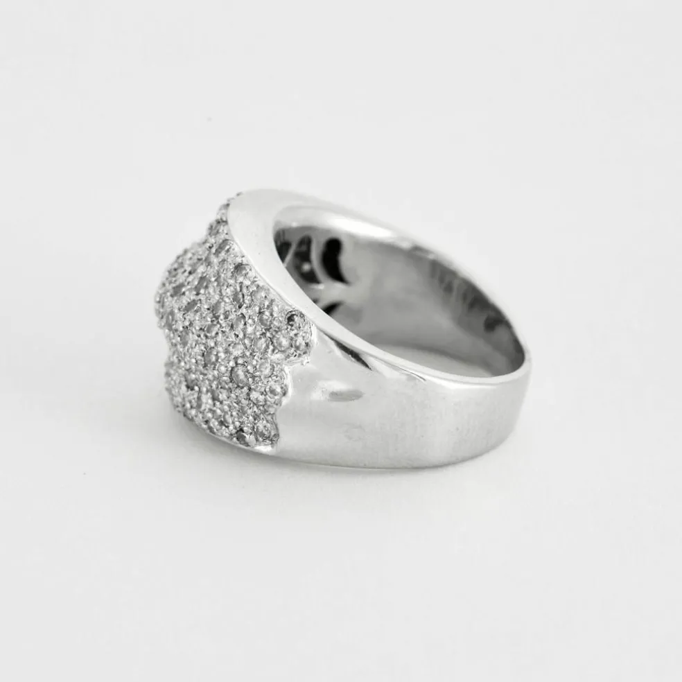 Bague or blanc Diamants