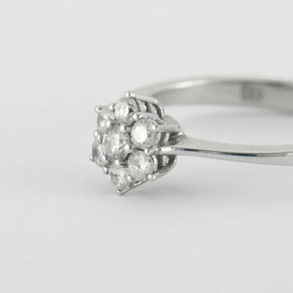 Bague Or blanc Diamants