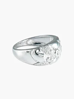 Bague Or Blanc Diamants