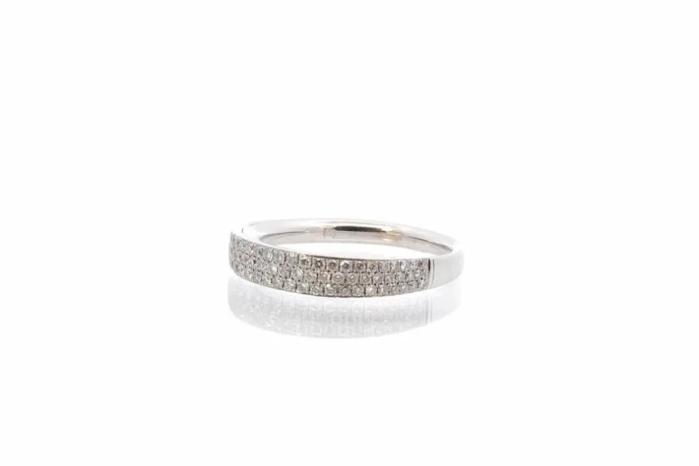 Bague Or blanc Diamants