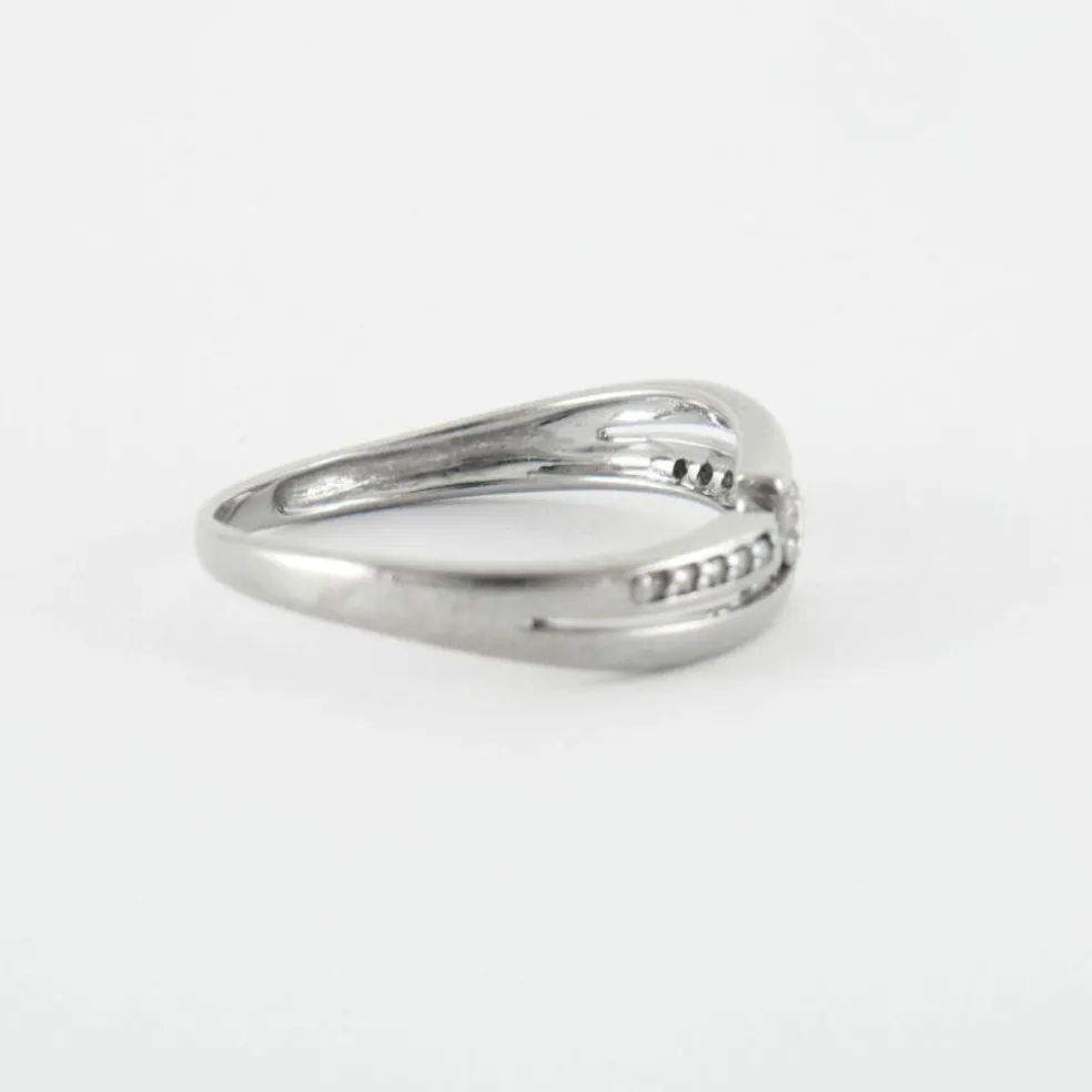 Bague Or blanc diamants