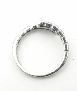 Bague or blanc diamants