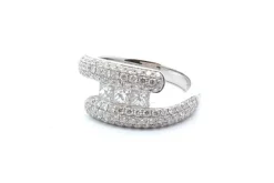 Bague Or blanc Diamants