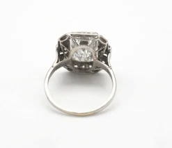Bague or blanc diamants