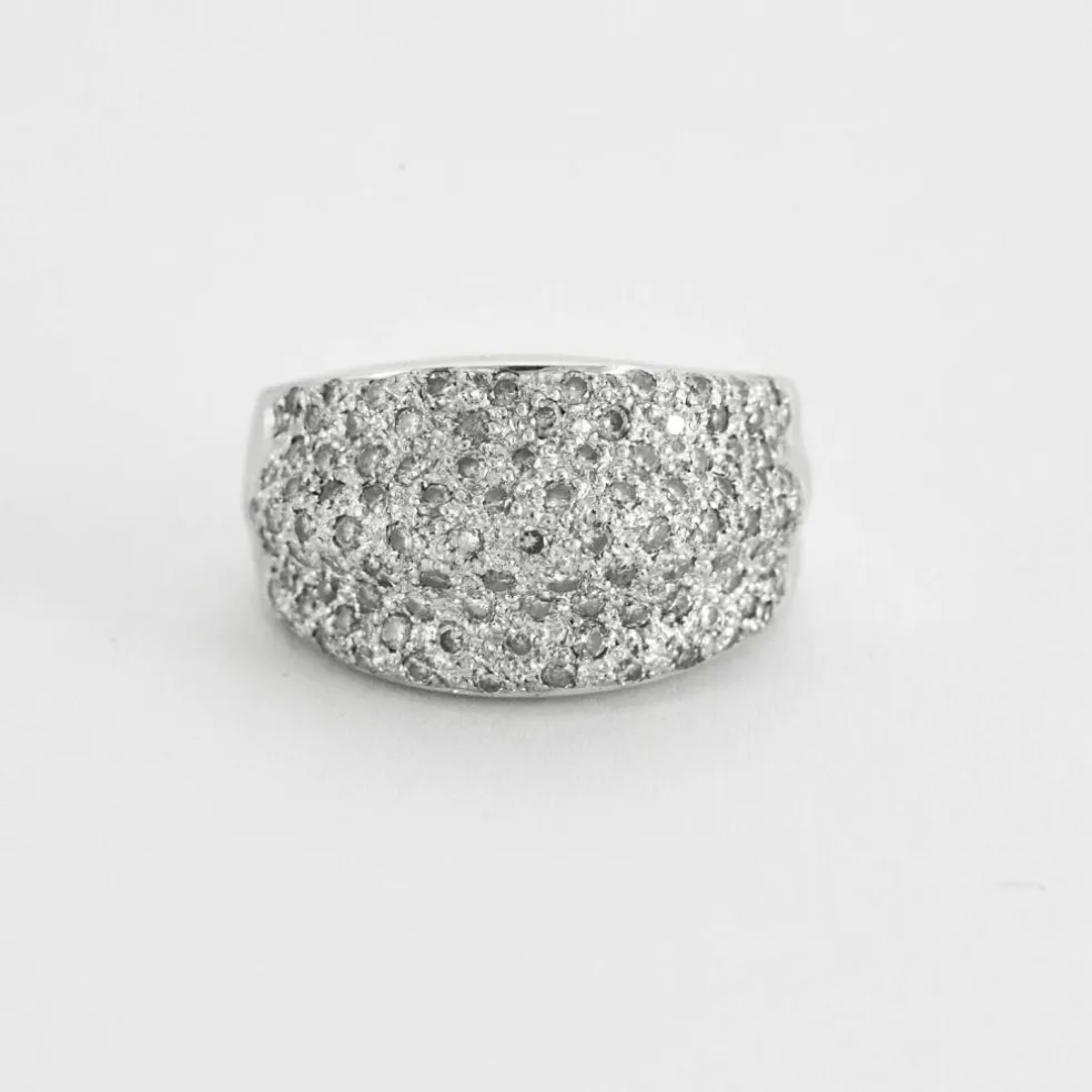 Bague or blanc Diamants