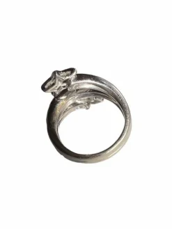 Bague or blanc Diamants