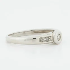 Bague Or blanc Diamants