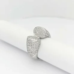 Bague Or blanc Diamants
