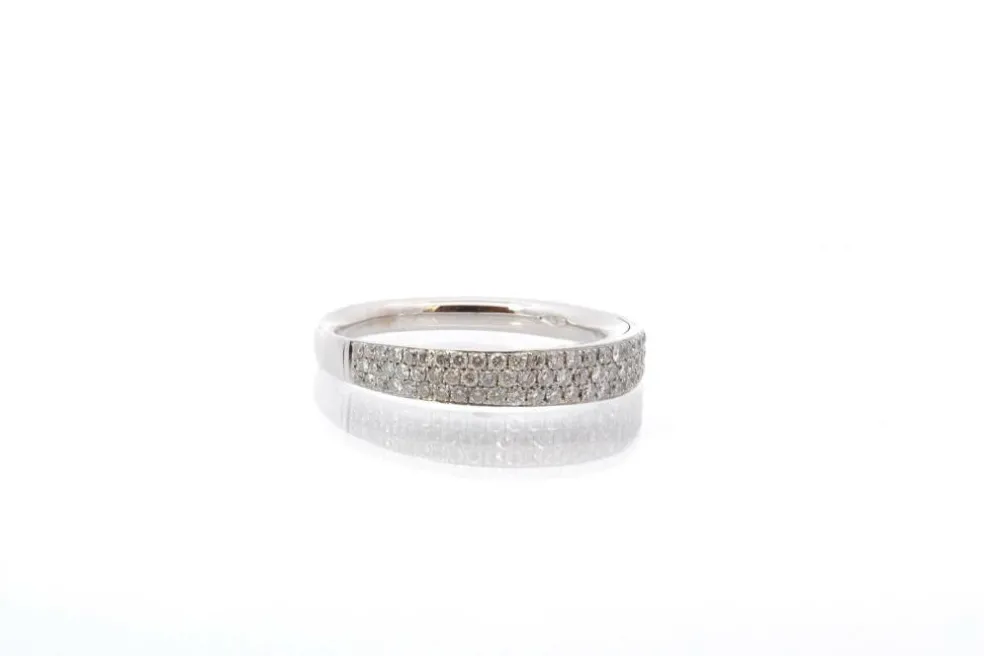 Bague Or blanc Diamants