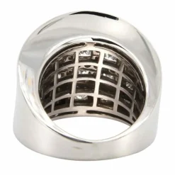 Bague or blanc diamants