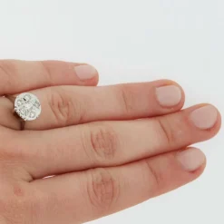 Bague Or blanc Diamants