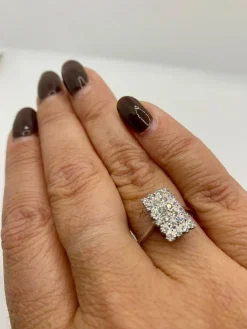 Bague Or blanc Diamants
