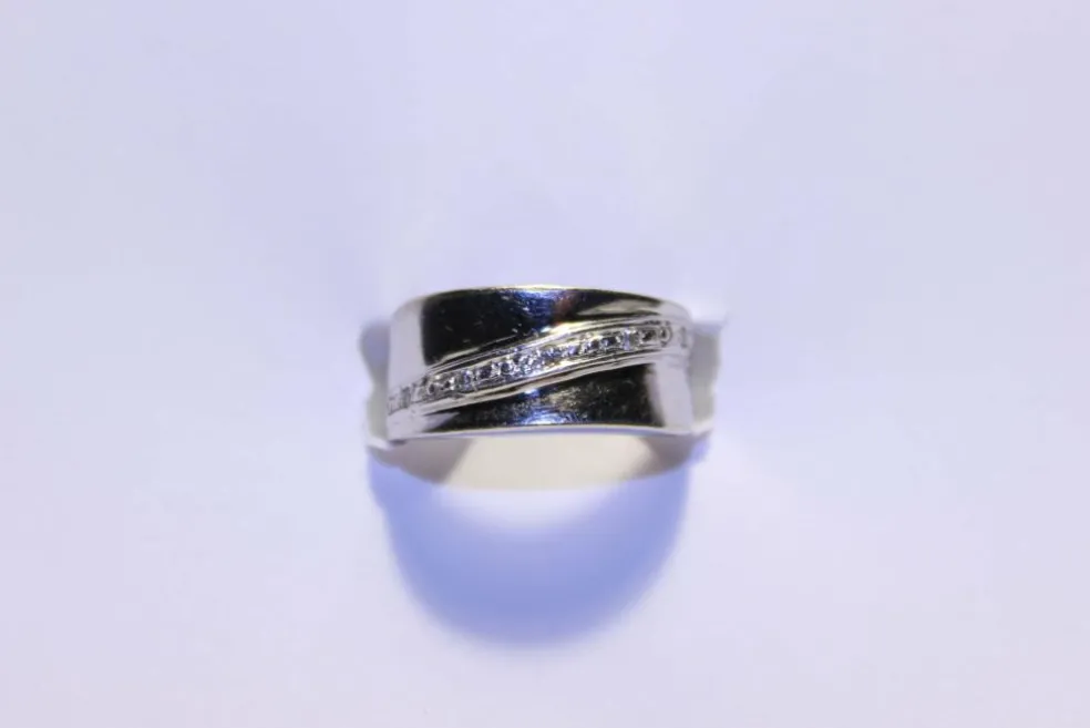 Bague Or blanc Diamants
