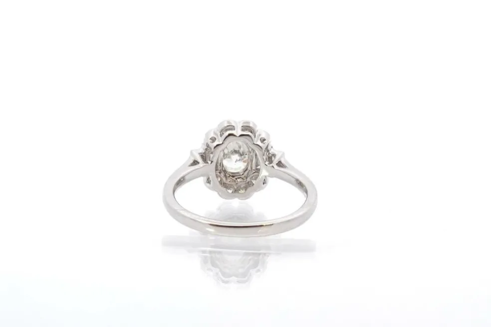 Bague Or blanc Diamants