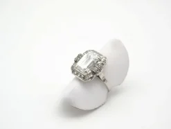 Bague or blanc diamants