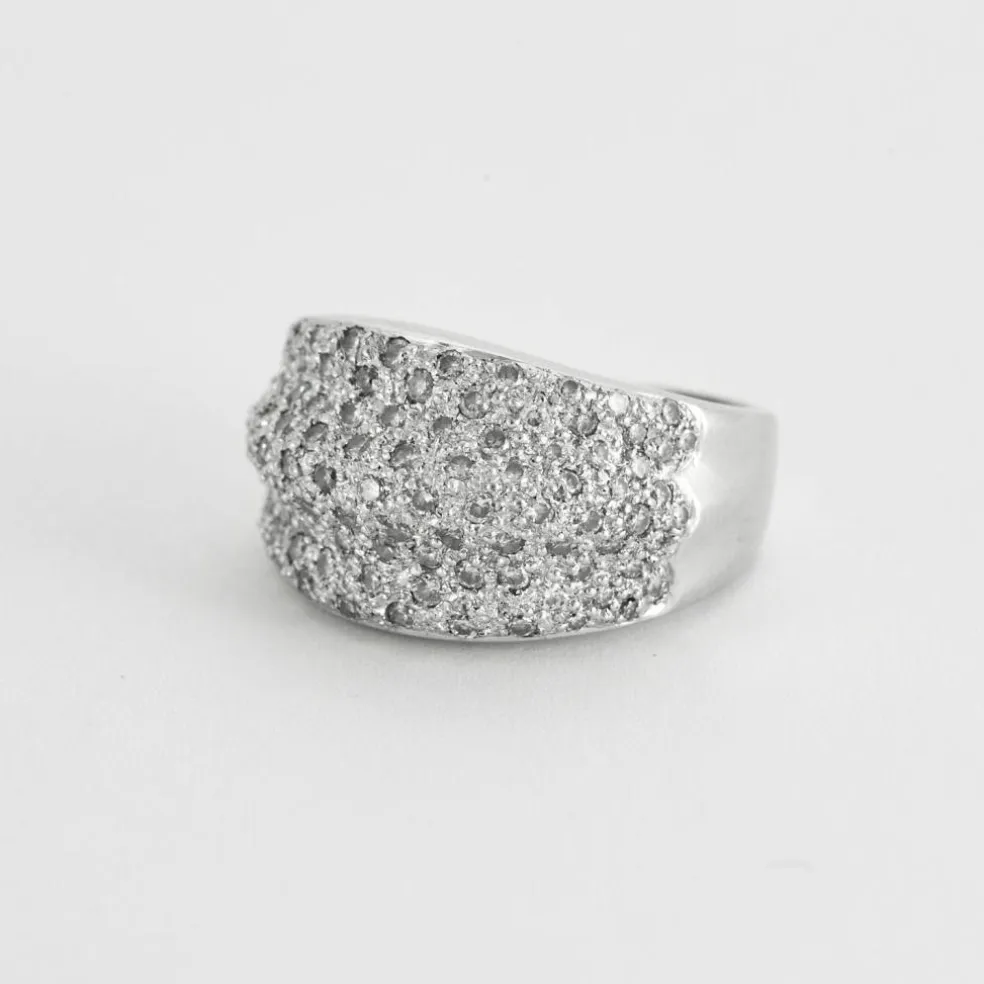 Bague or blanc Diamants