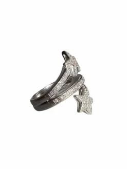 Bague or blanc Diamants