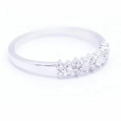 Bague Or blanc Diamants