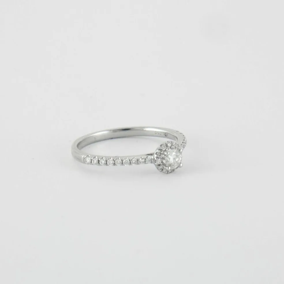 Bague Or blanc Diamants