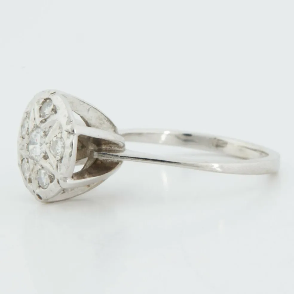 Bague Or blanc Diamants