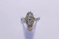 Bague or blanc Diamants