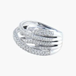 Bague Or Blanc Diamants