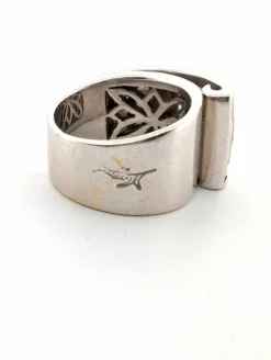 Bague or blanc diamants