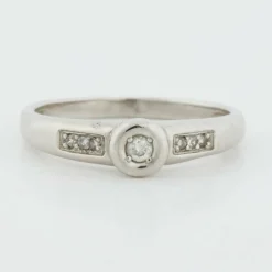 Bague Or blanc Diamants