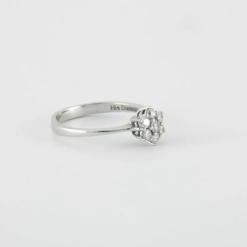 Bague Or blanc Diamants