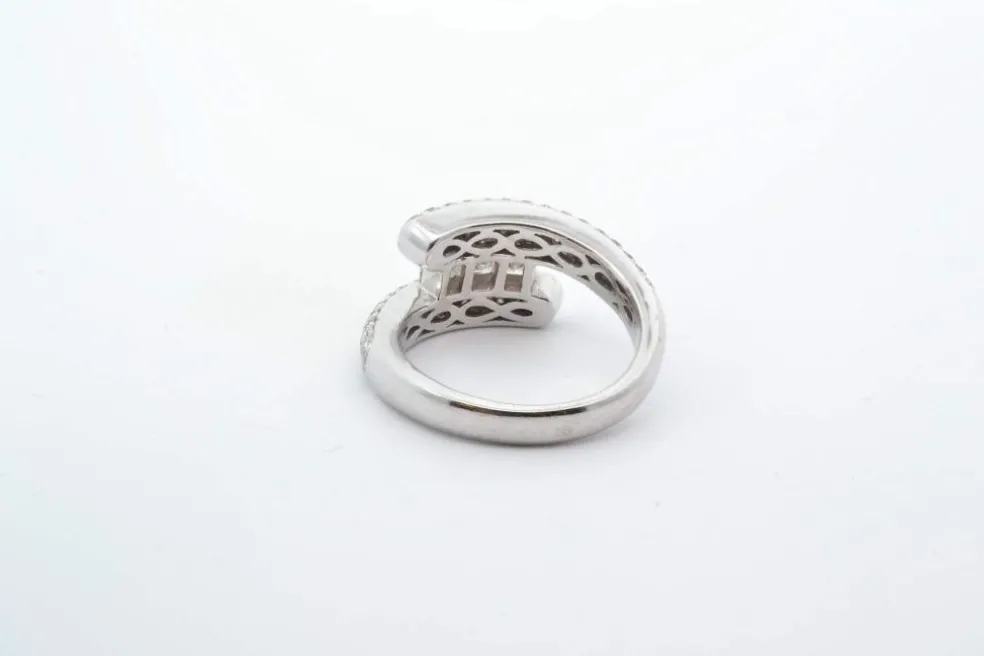 Bague Or blanc Diamants