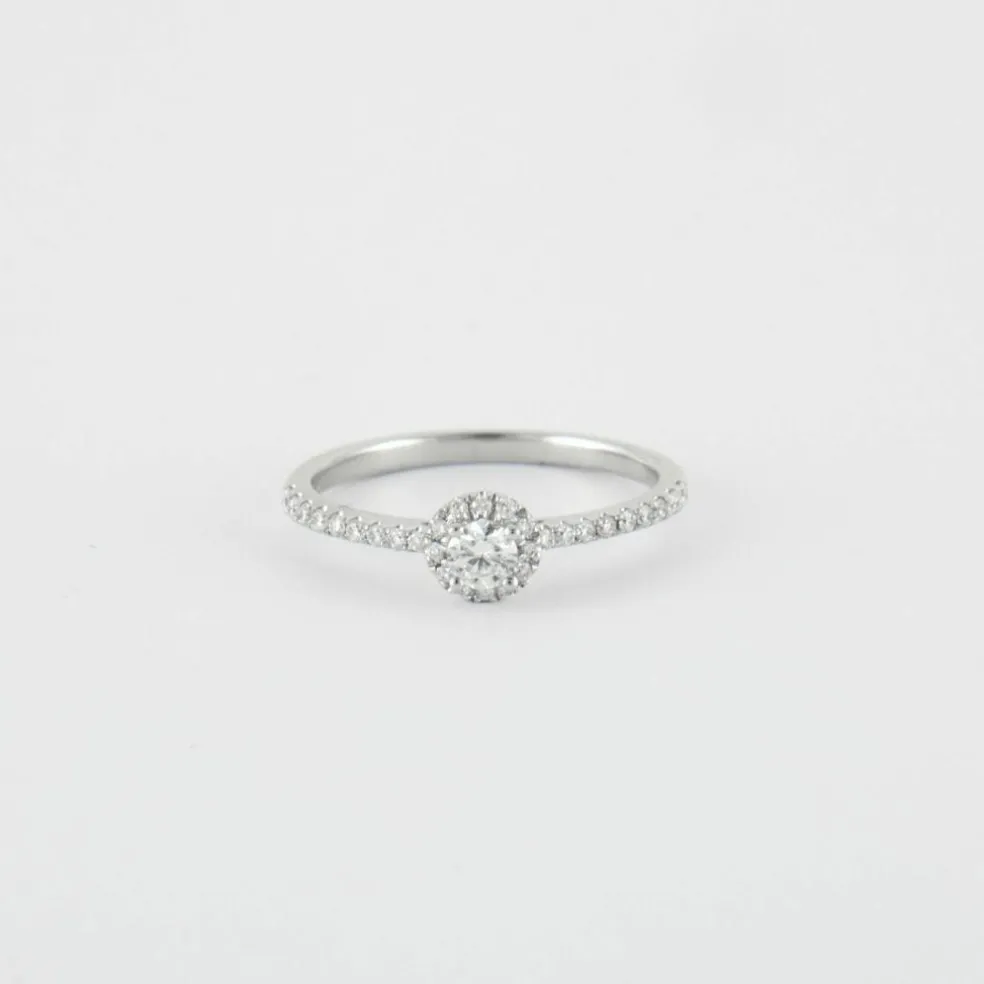 Bague Or blanc Diamants