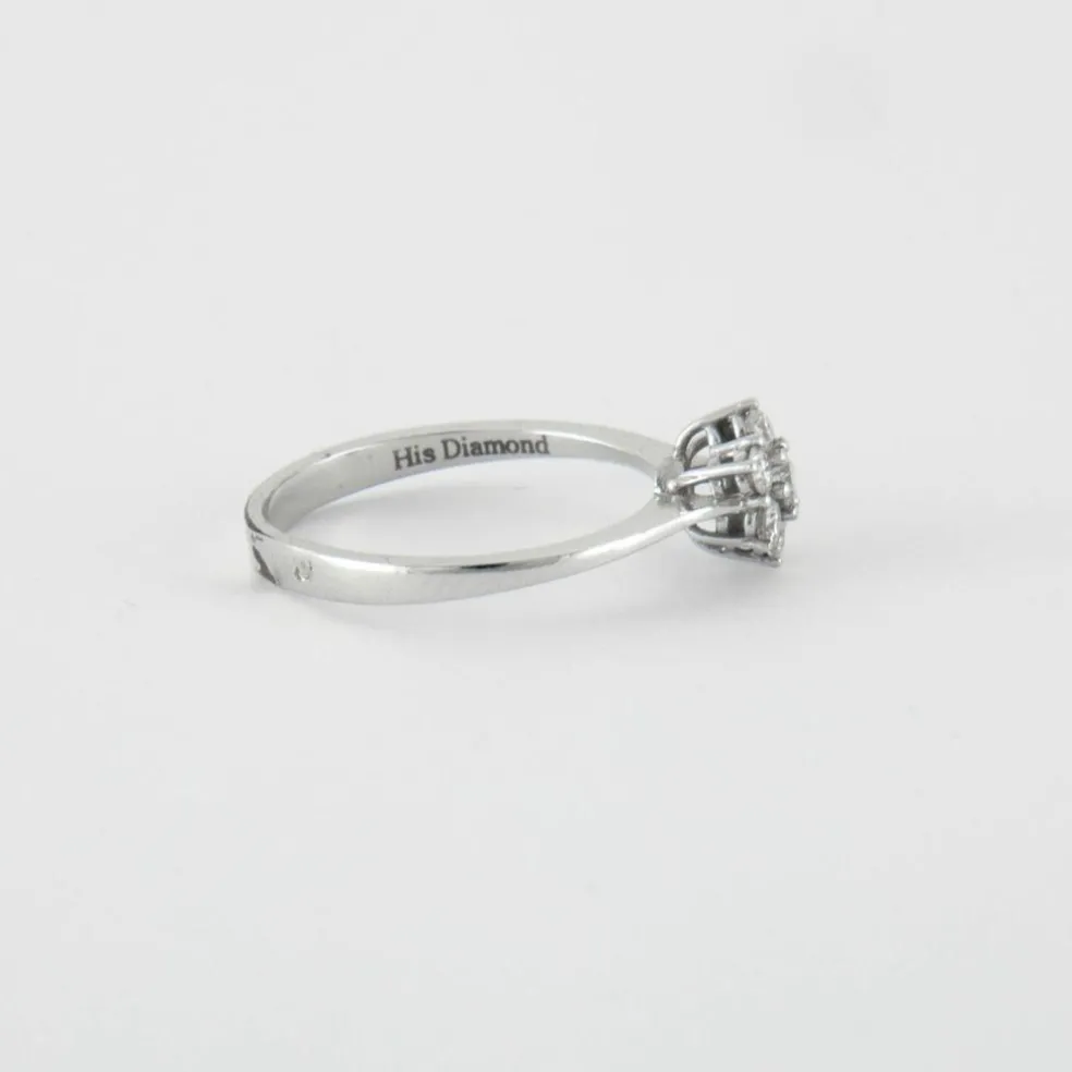 Bague Or blanc Diamants