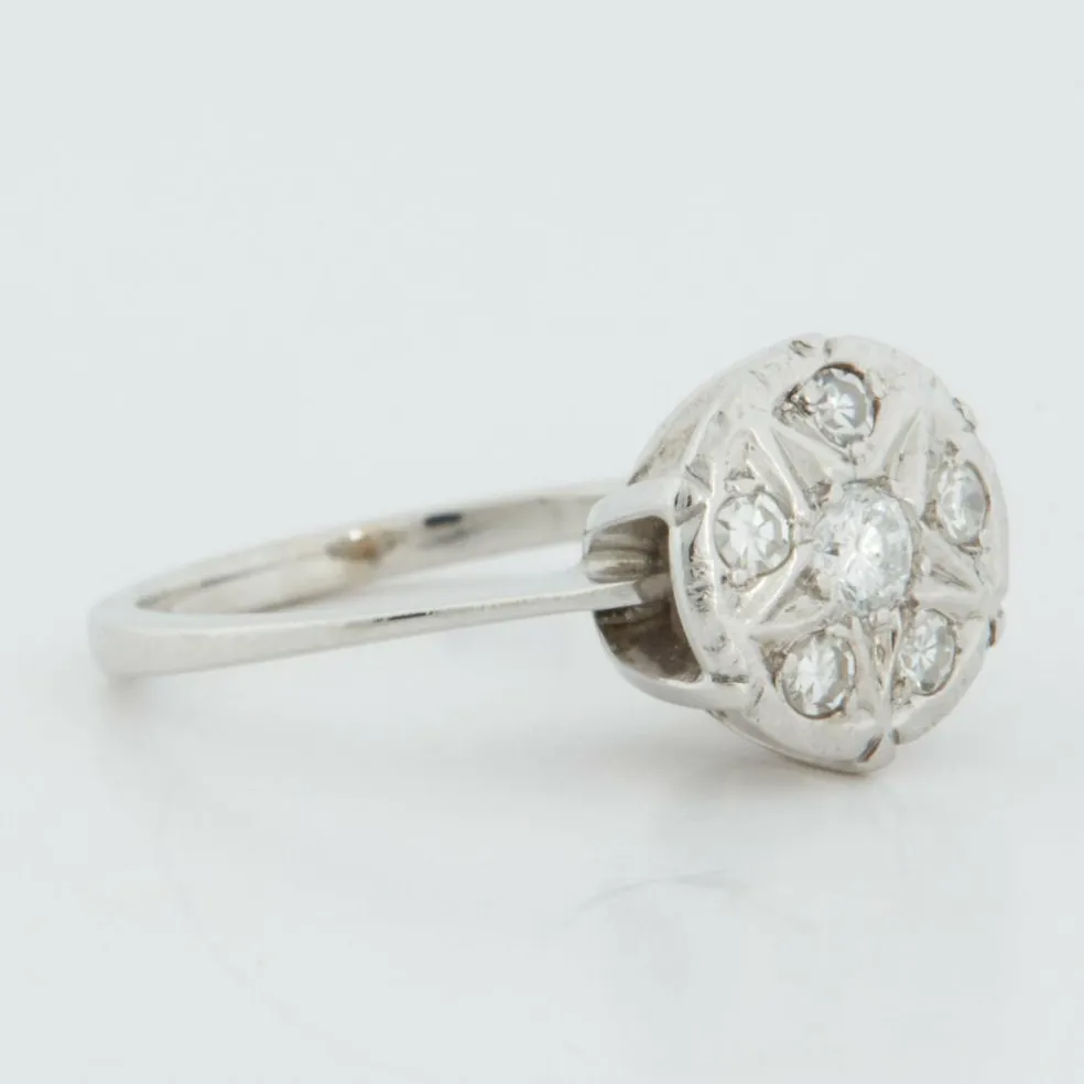 Bague Or blanc Diamants