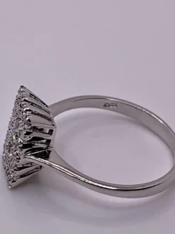 Bague Or blanc Diamants
