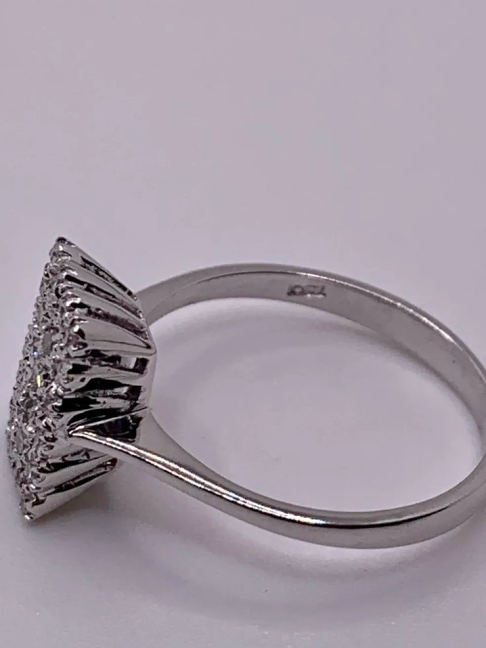 Bague Or blanc Diamants