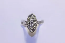 Bague or blanc Diamants