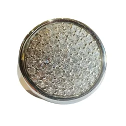 Bague or blanc diamants 2.15 cts