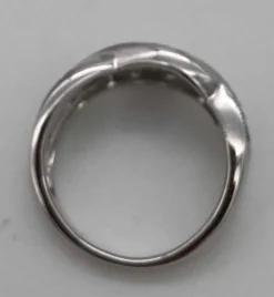 Bague Or Blanc, Emeraudes & Diamants