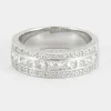 Bague or blanc et diamants